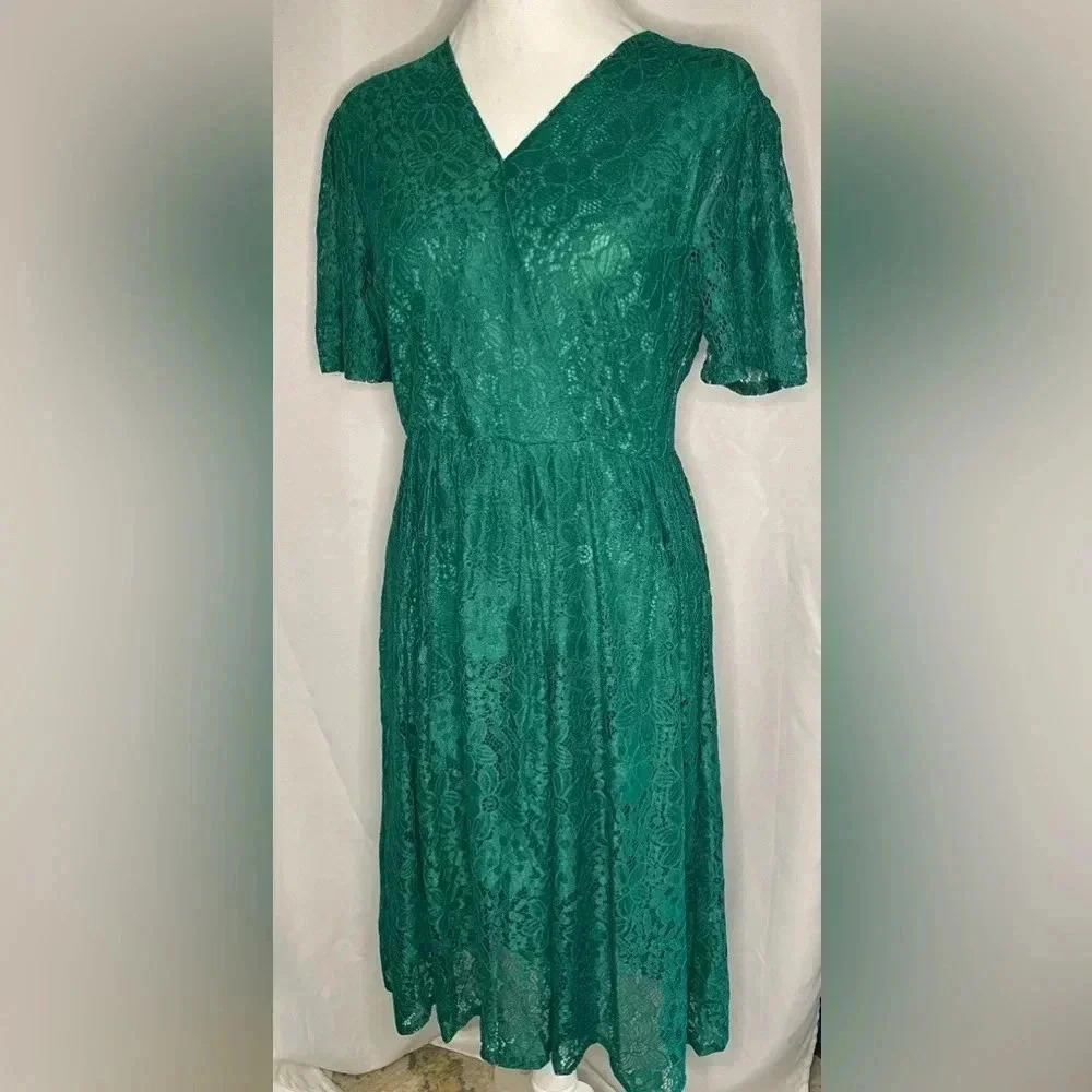 Guang Li collection lace dress‎